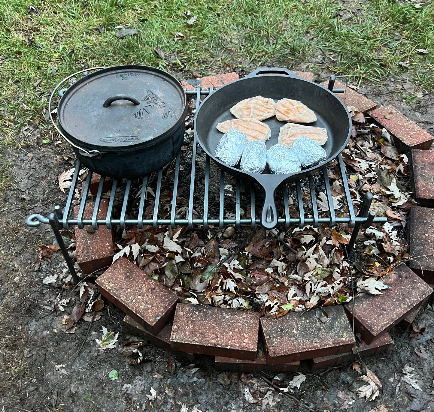 Hand Forged XL Cowboy Camp Grill MSRP $299.95