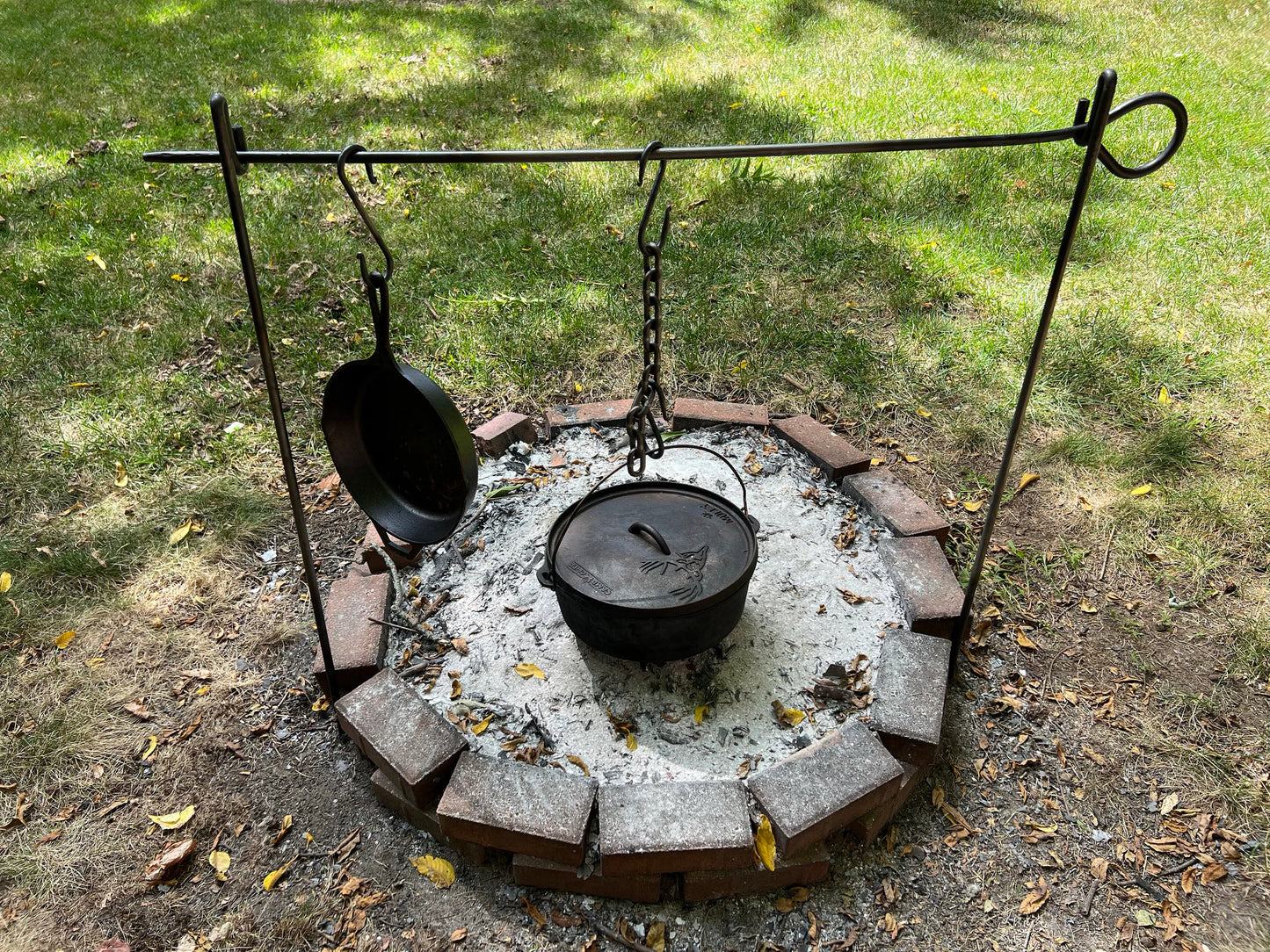 Hand Forged Dutch Oven Tripod Set